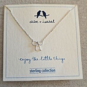 Bow tie pettie necklace